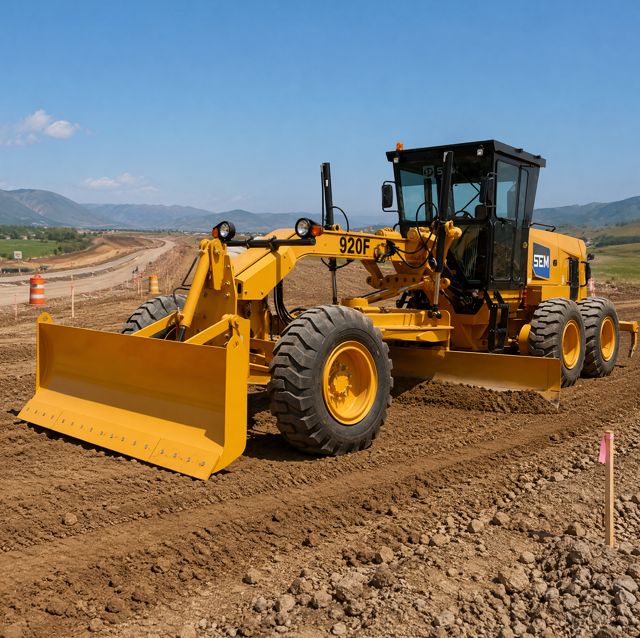 Грейдер SEM920F F-серии, уровень 2, с двигателем SDEC, гидравлический грейдер с системой PPPC с датчиком нагрузки